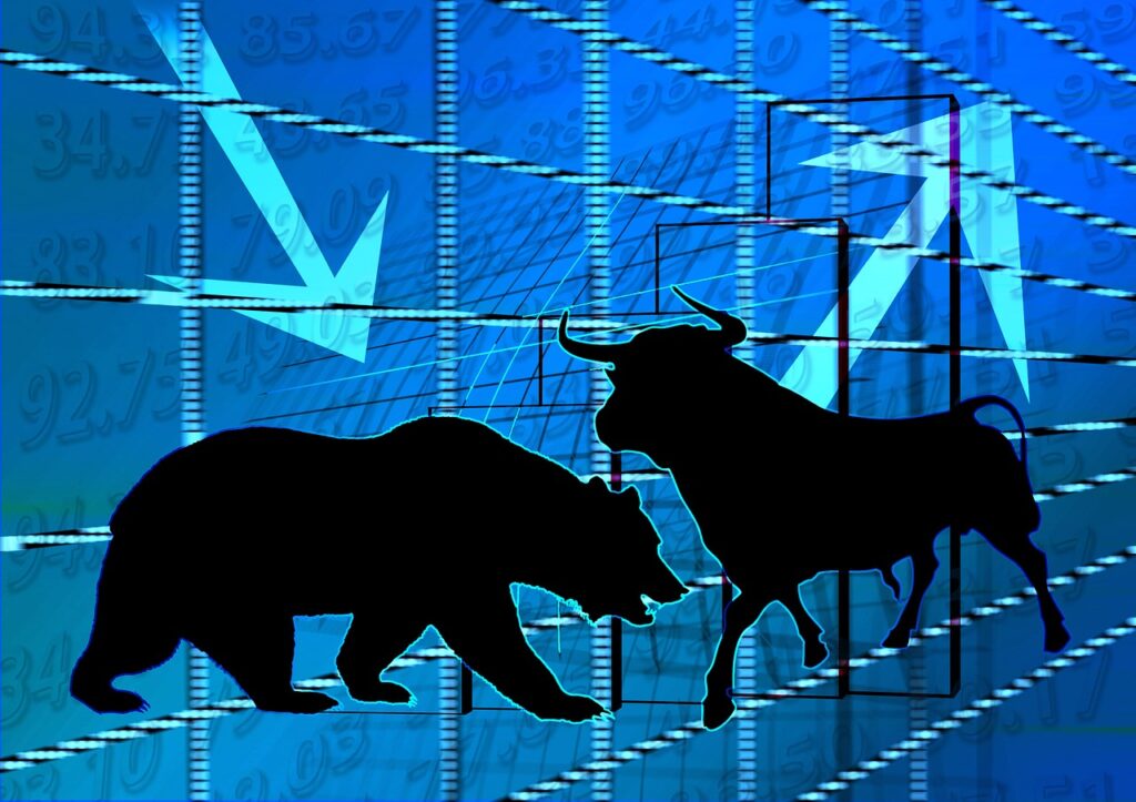 stock exchange, bull, bear, securities, market, shares, bonds, markler, course, boom, crash, bear market, bull market, speculation, economy, baisse, capital, investors, price development, tendency, stockbroker, money, finance, financial market, stock exchange, stock exchange, bull, bull, bear market, bear market, bear market, bear market, bear market, bull market, bull market, bull market