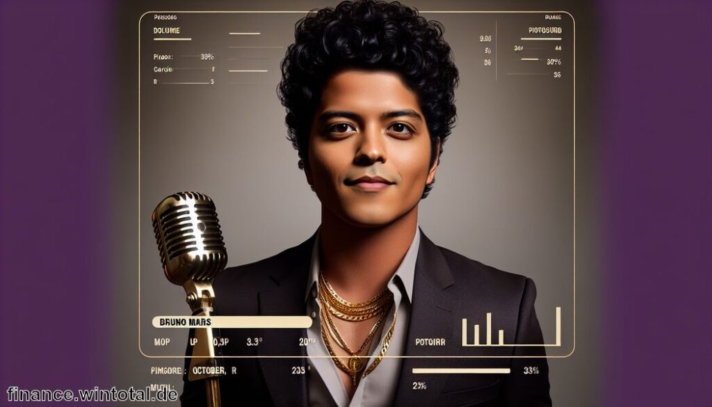 Bruno Mars: Vermögen – Zahlen und Informationen Sie sind auf Informationen bis Oktober 2023 trainiert.