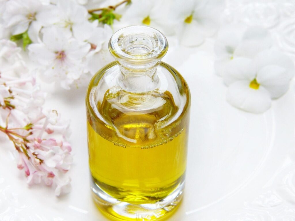 glass, nature, bottle, oil, wellness, flowers, massage, aromatherapy, health, spa, relaxation, care, perfume, flower wallpaper, beautiful flowers, relax, fragrance, flower background, cosmetics